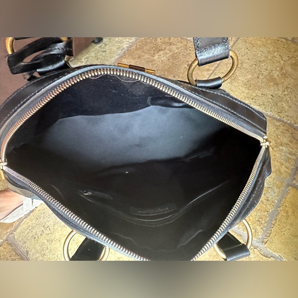 Gorgeous Yves Saint Laurent Black Pony Hair Large Muse Bag - Picture 15 of 16